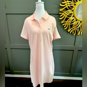 NWOT  LACOSTE Women's Slim Fit Stretch Mini Piqué Polo Dress SZ 44 US 12